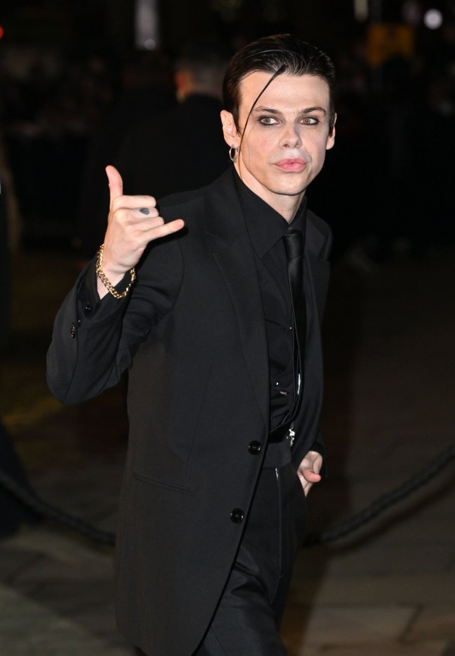 Mandatory Credit: Photo by James Veysey/Shutterstock (15166107bj) YUNGBLUD Burberry show, Arrivals, Autumn Winter 2025, London Fashion Week, UK - 24 Feb 2025