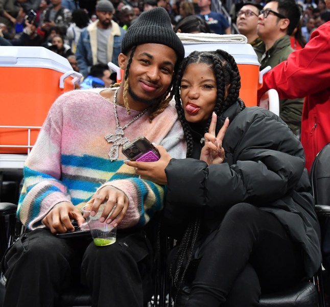 Celebrities At The Los Angeles Clippers Game