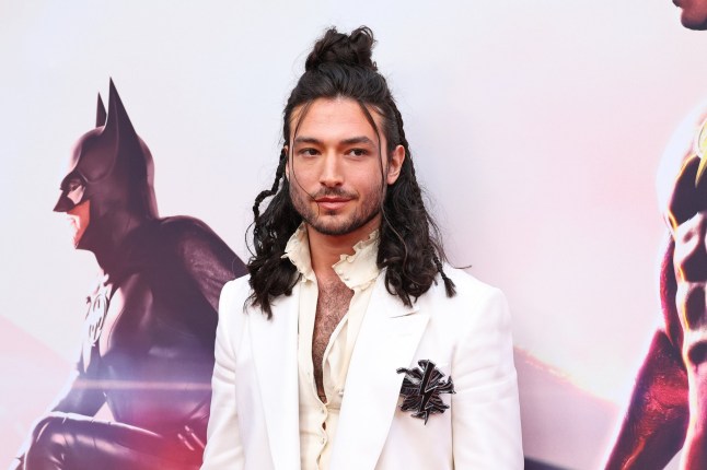 HOLLYWOOD, CALIFORNIA - JUNE 12: Ezra Miller attends the Los Angeles premiere of Warner Bros. "The Flash" - arrivals at TCL Chinese Theatre on June 12, 2023 in Hollywood, California. (Photo by Leon Bennett/WireImage)