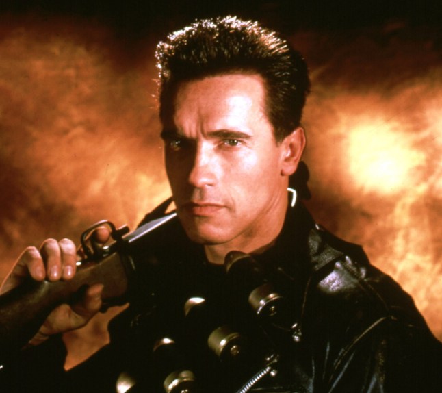 Editorial use only. No book cover usage. Mandatory Credit: Photo by Moviestore/Shutterstock (1629377a) Terminator 2: Judgement Day, Arnold Schwarzenegger Film and Television