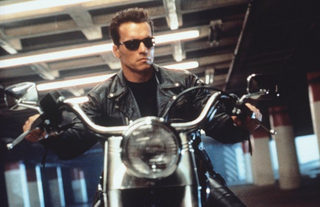 No Merchandising. Editorial Use Only. No Book Cover Usage. Mandatory Credit: Photo by StudioCanal/REX/Shutterstock (10078024a) Arnold Schwarzenegger Terminator 2 - Judgment Day - 1991 Director: James Cameron Carolco USA Scene Still Terminator 2 - Judgement Day Terminator 2 - Le jugement dernier