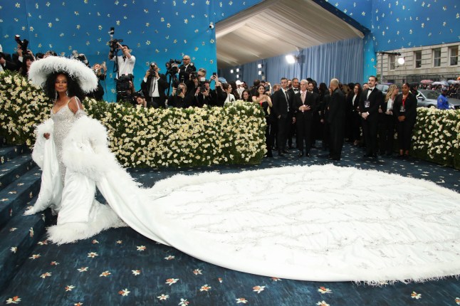 Mandatory Credit: Photo by Matt Baron/Shutterstock (15280321rz) Diana Ross Met Gala 2025, Superfine: Tailoring Black Style, Arrivals, The Metropolitan Museum of Art, New York, USA - 05 May 2025