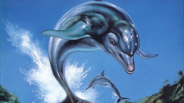 Ecco the Dolphin Mega Drive box art