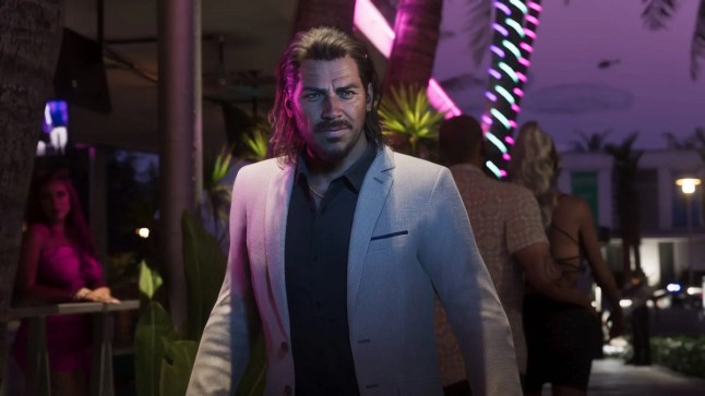 GTA 6 Raul Bautista walking down street at night