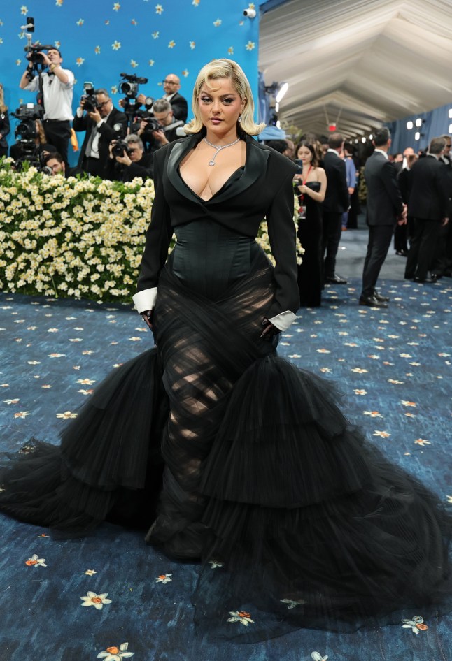 NEW YORK, NEW YORK - MAY 05: Bebe Rexha attends the 2025 Met Gala Celebrating "Superfine: Tailoring Black Style" at Metropolitan Museum of Art on May 05, 2025 in New York City. (Photo by Dia Dipasupil/Getty Images)