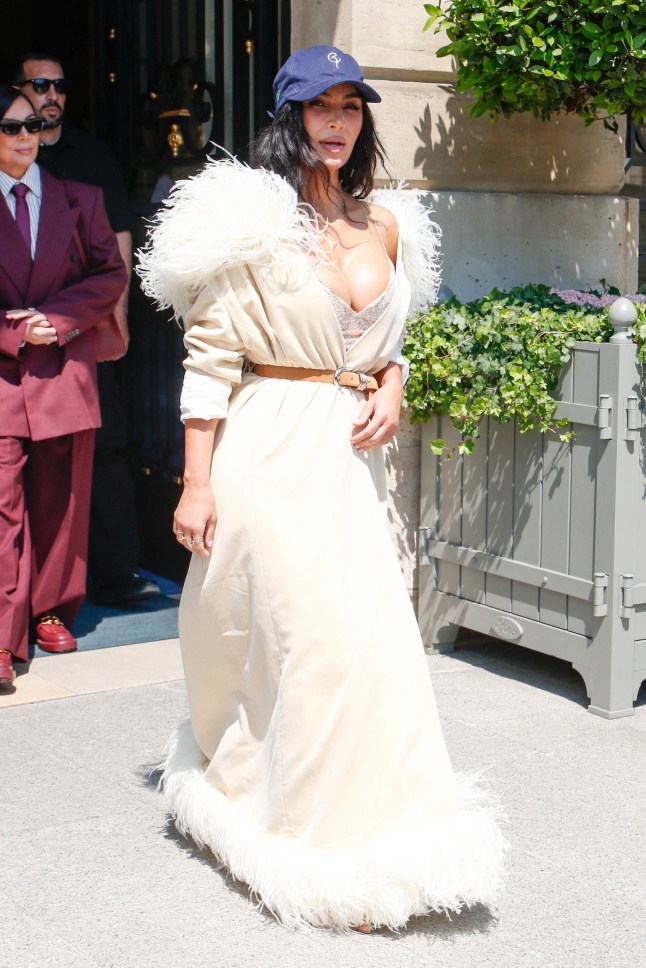 Kim Kardashian and Kris Jenner leaving their hotel in Paris for lunch. 14 May 2025 Pictured: Kim Kardashian. Photo credit: Spread Pictures / MEGA TheMegaAgency.com sales@mega.global