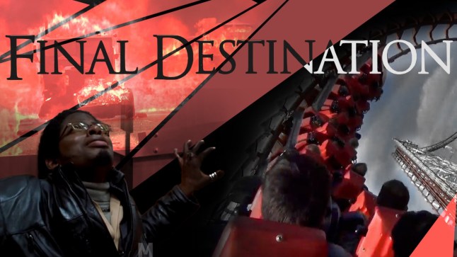 A compilation image of scenes from the Final Destination franchise