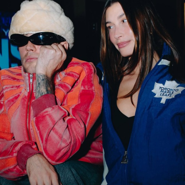 Justin Bieber Hailey Beiber attend Toronto Maple Leafs games May 18th 2025 https://www.instagram.com/p/DJ0fO_HsRcU/?hl=en&img_index=3