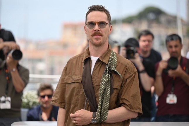 British actor Benedict Cumberbatch poses during a photocall for the film "The Phoenician Scheme" at the 78th edition of the Cannes Film Festival in Cannes, southern France, on May 19, 2025. (Photo by Bertrand GUAY / AFP) (Photo by BERTRAND GUAY/AFP via Getty Images)