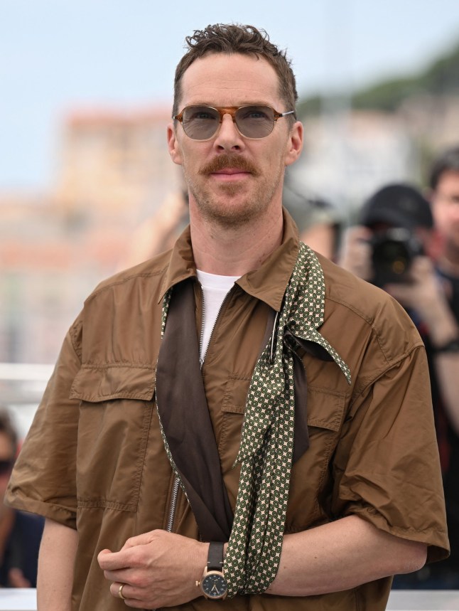 British actor Benedict Cumberbatch poses during a photocall for the film "The Phoenician Scheme" at the 78th edition of the Cannes Film Festival in Cannes, southern France, on May 19, 2025. (Photo by Bertrand GUAY / AFP) (Photo by BERTRAND GUAY/AFP via Getty Images)
