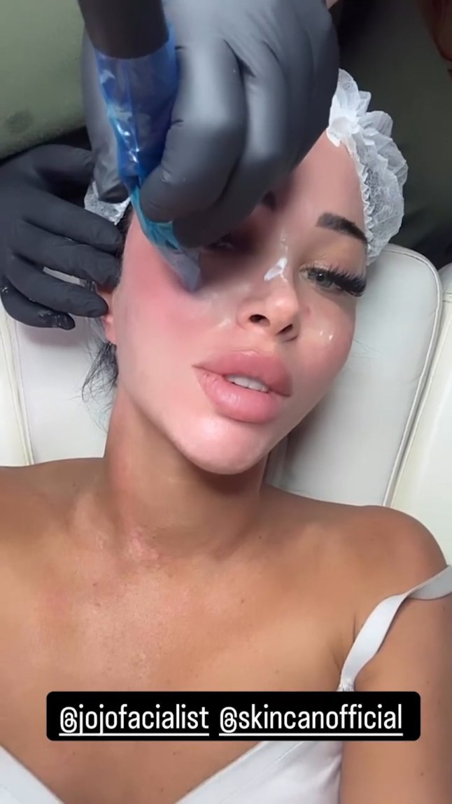 grabs - Tulisa's day of six beauty treatments