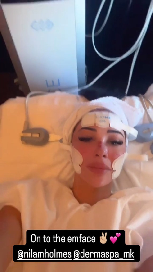 grabs - Tulisa's day of six beauty treatments
