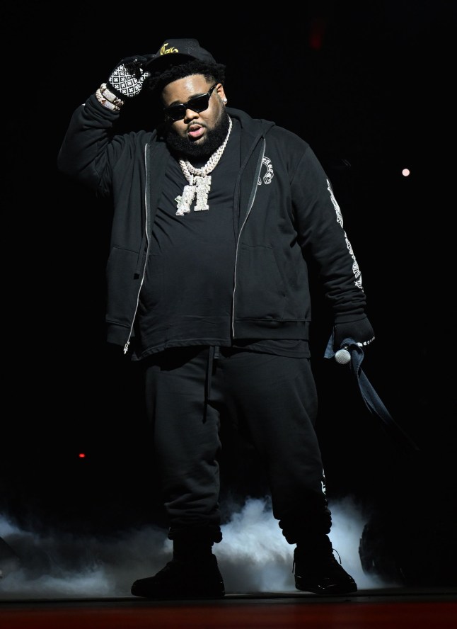 Mandatory Credit: Photo by Larry Marano/REX/Shutterstock (15020748at) Rod Wave Rod Wave in concert during The Last Lap Tour at The Amerant Bank Arena, Sunrise, Florida, USA - 18 Dec 2024