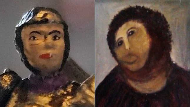 Dungeons & Dragons: Icons Of The Realms - Baldur's Gate Shadowheart figurine compared to Potato Jesus